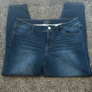 Maurices Dark Blue Skinny Jeans